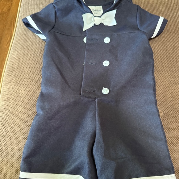Adorable Rare Editions Boys Sailor Suit 18M - Picture 2 of 4